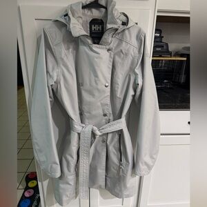 Helly Hansen Women's Gray Hooded Trench